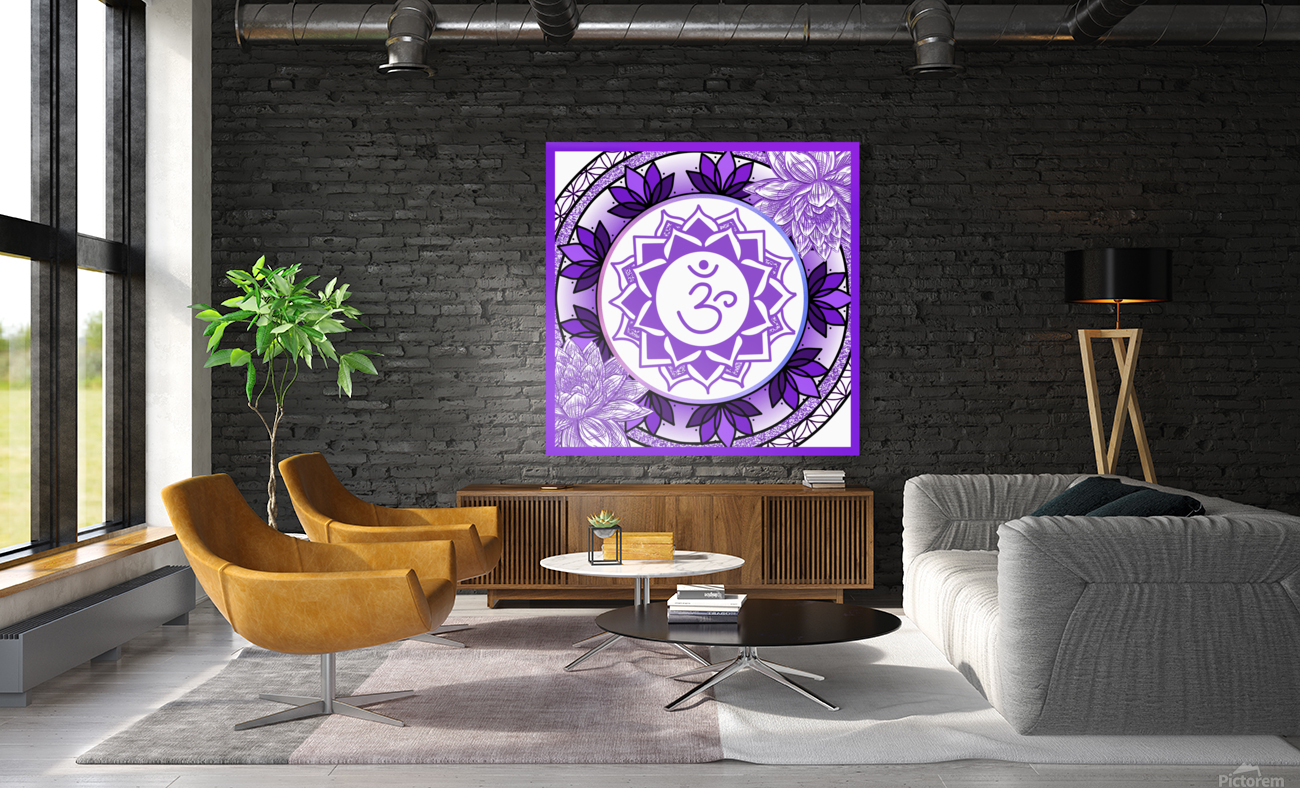 Crown Chakra Mandala Reproduction