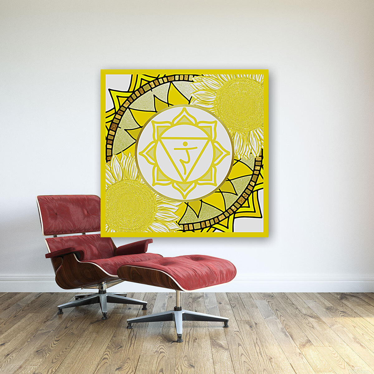 Solar Plexus Chakra Mandala Reproduction
