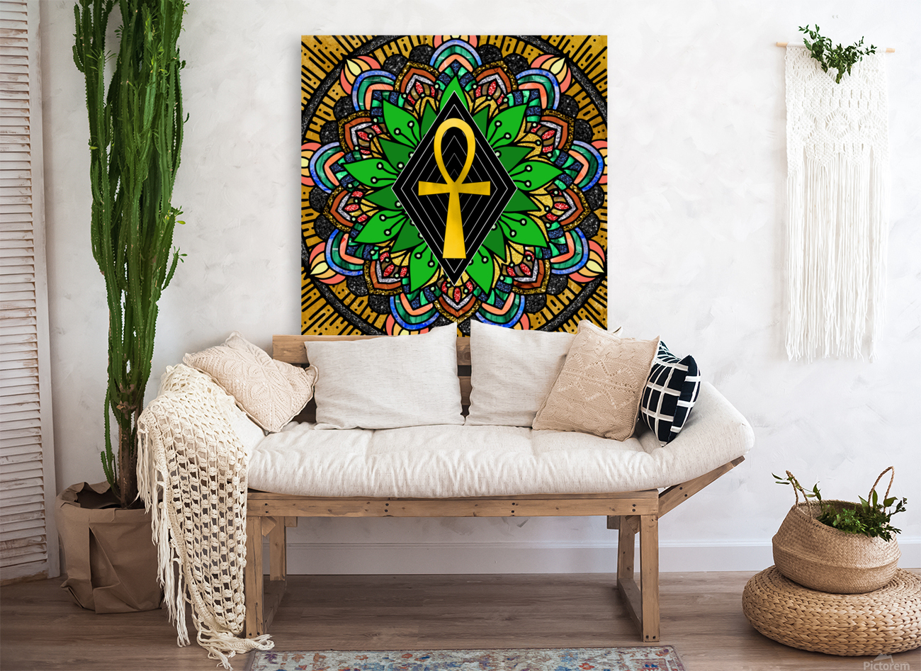 Ankh Mandala Reproduction