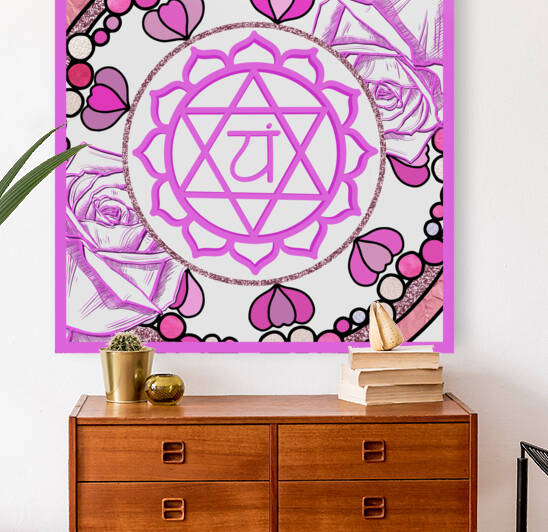 Heart Chakra Mandala by Lily Bennu