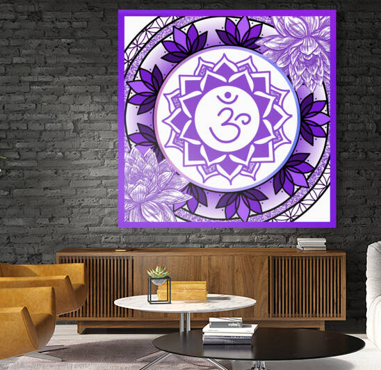 Crown Chakra Mandala by Lily Bennu