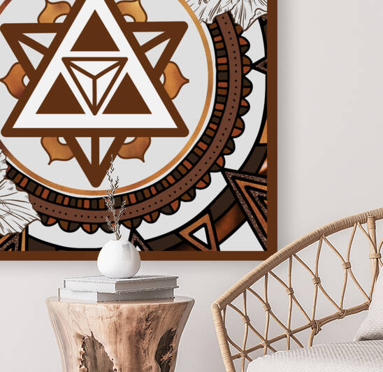 Earth Star Chakra Mandala by Lily Bennu