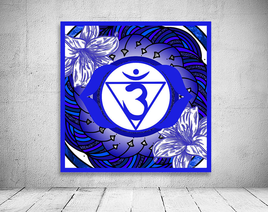 Third Eye Chakra Mandala Wall Preview