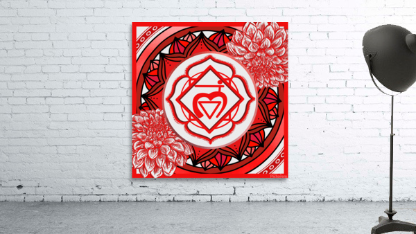 Root Chakra Mandala Wall Preview