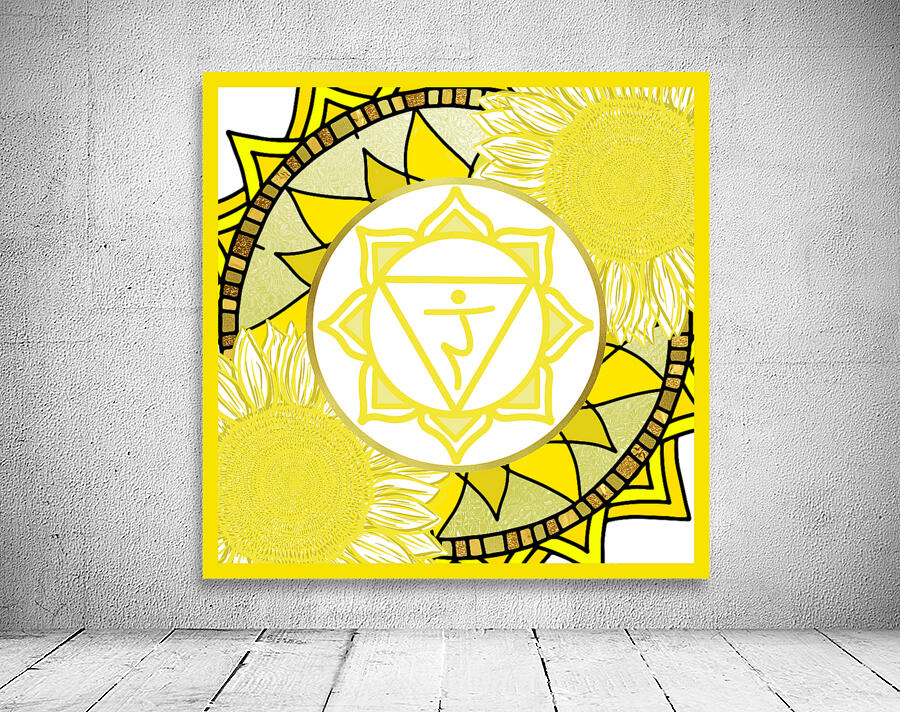 Solar Plexus Chakra Mandala Wall Preview