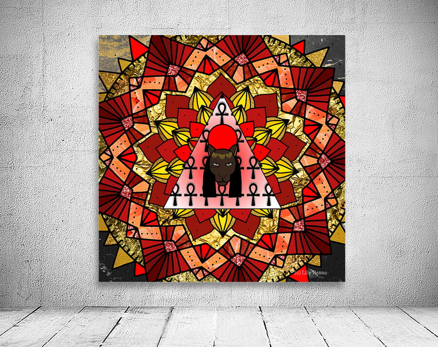 Sekhmet Mandala Wall Preview
