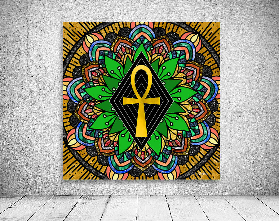 Ankh Mandala Wall Preview