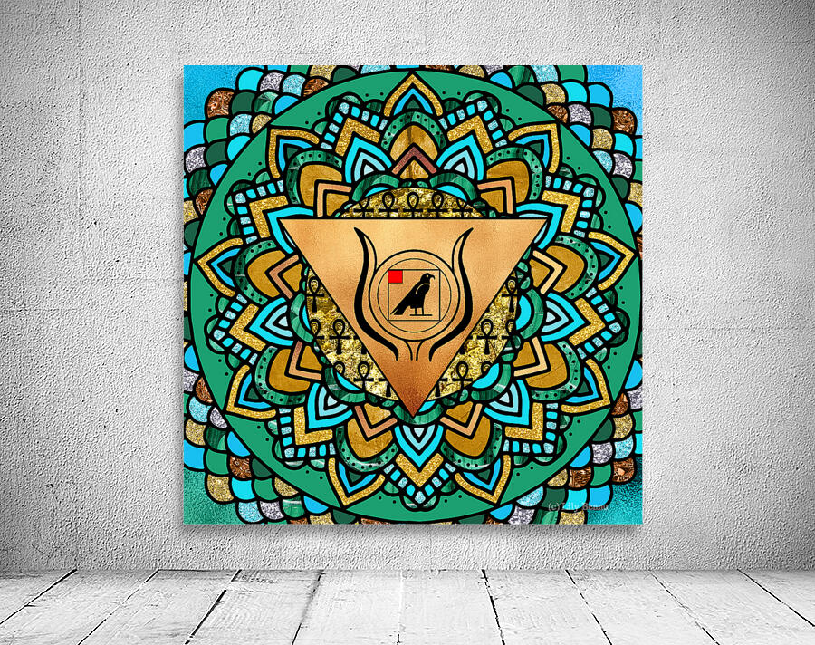Hathor Mandala Wall Preview