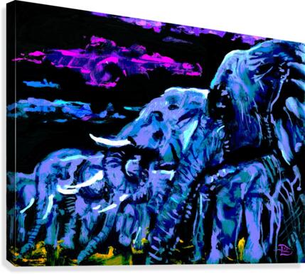 Pachyderm Profile Print