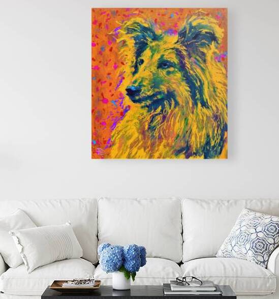44. Lowell Devin Best in Show Dog Show Art : Missy Goldfoot by Lowell Phoenix Devin