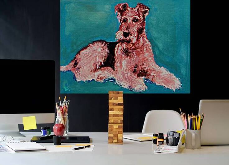 64. Lowell Devin Best In Show Dog Show Arty The Artful Airedale by Lowell Phoenix Devin