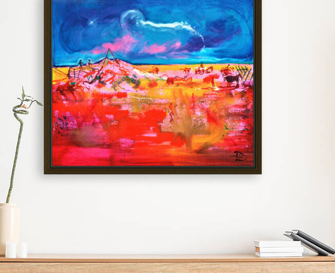 Santa Fe Moonrise by Lowell Phoenix Devin
