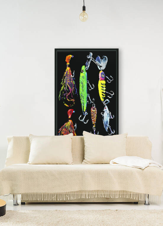 Painted Lures by Lowell Phoenix Devin