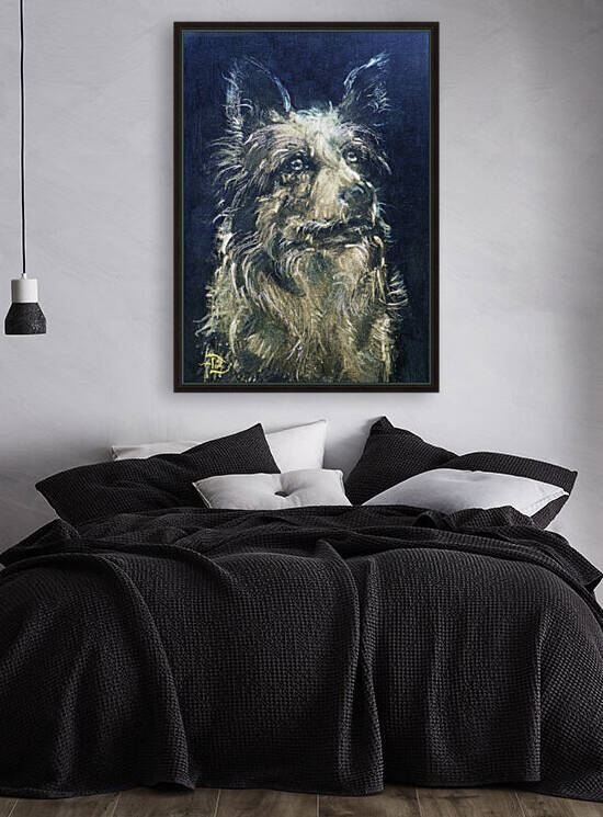 61. Lowell Devin Best in Show Dog Show Art: Legendary Blue Merle Moonstone by Lowell Phoenix Devin