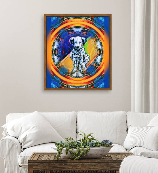 46. Lowell Devin Best in Show Dog Show Art : Mini-Sun Ring by Lowell Phoenix Devin