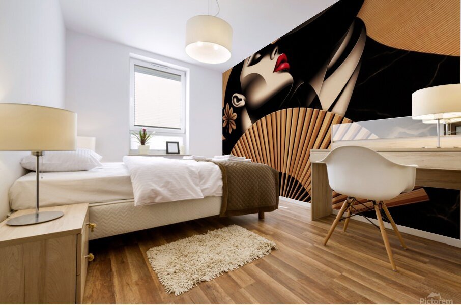 KISS ME Mural print