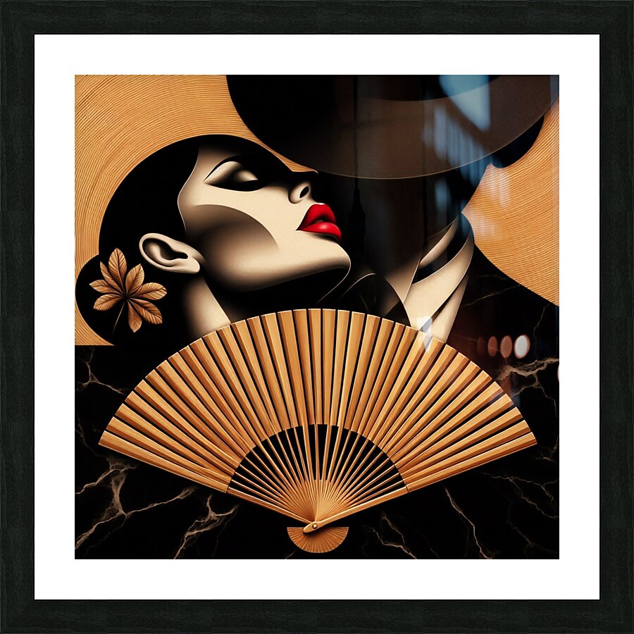 KISS ME Picture Frame print