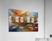 Colorful  Abstract Acrylic Print