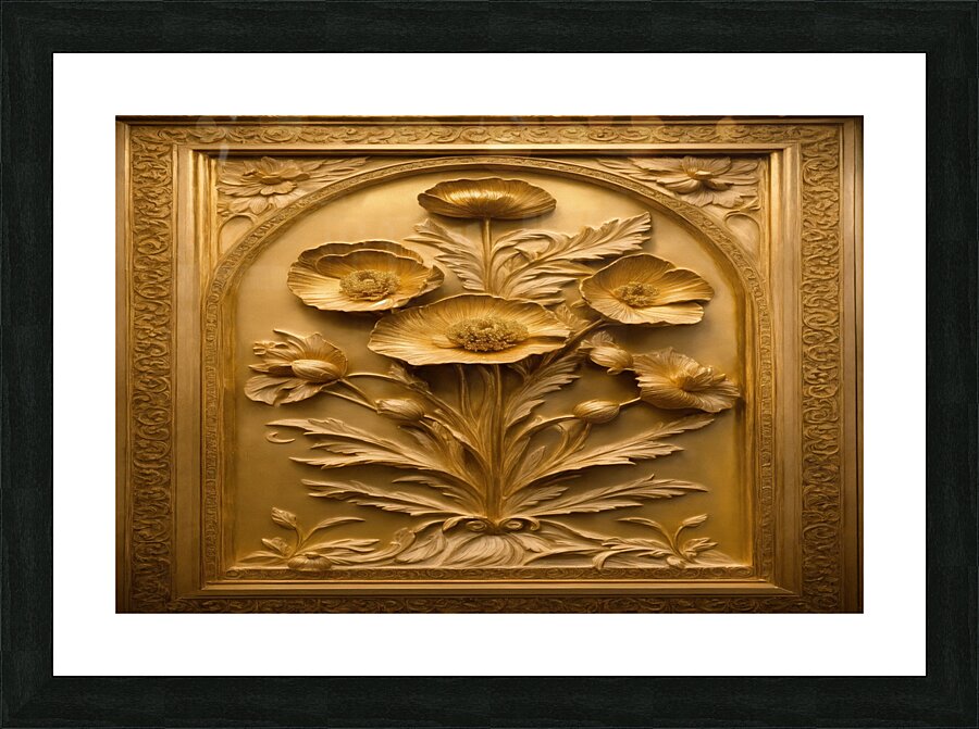 poppies Picture Frame print