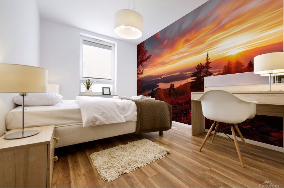 Abstract Serenity Mural print
