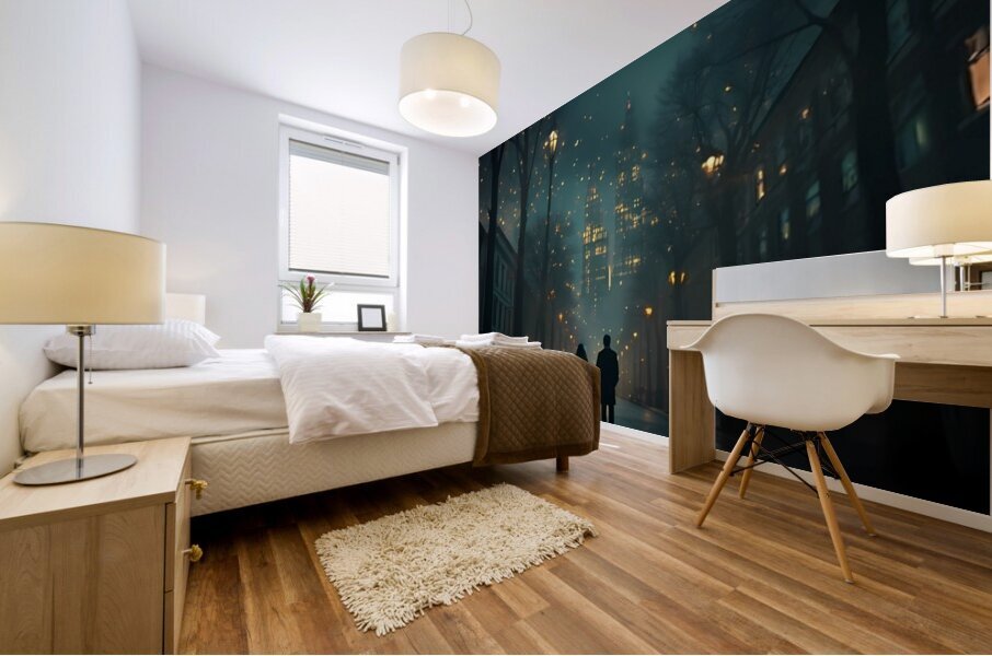 Midnight Serenade Mural print
