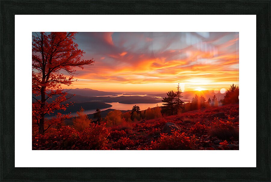 Abstract Serenity Picture Frame print