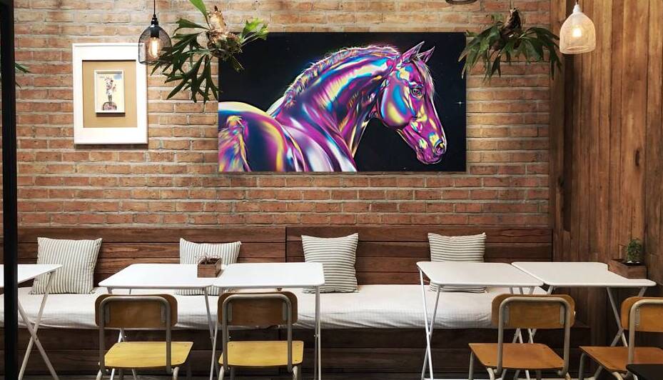 Iridescent Majesty: The Star-Touched Horse by Brad M Graves