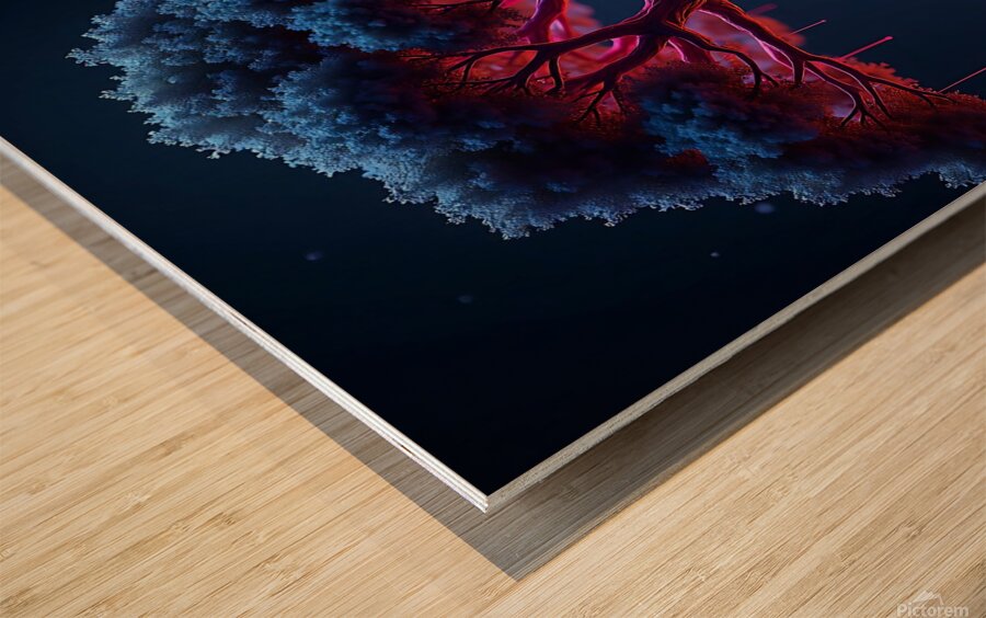  Emberglow Canopy Wood print