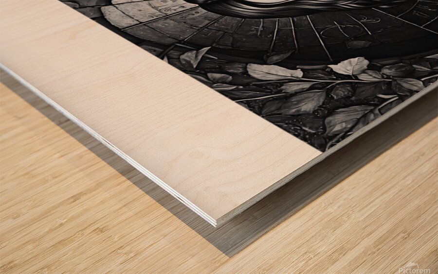 Incredible attention to detail showcases the ic. Wood print