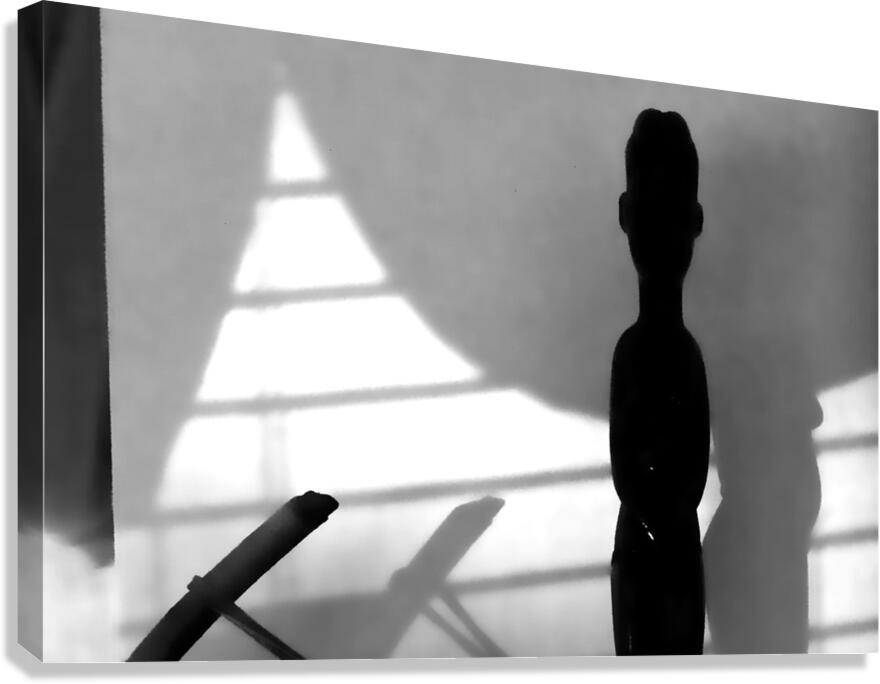 Statue Morning Light Canvas Print