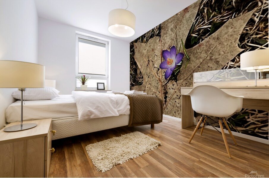 Crocus Leaf Mural print