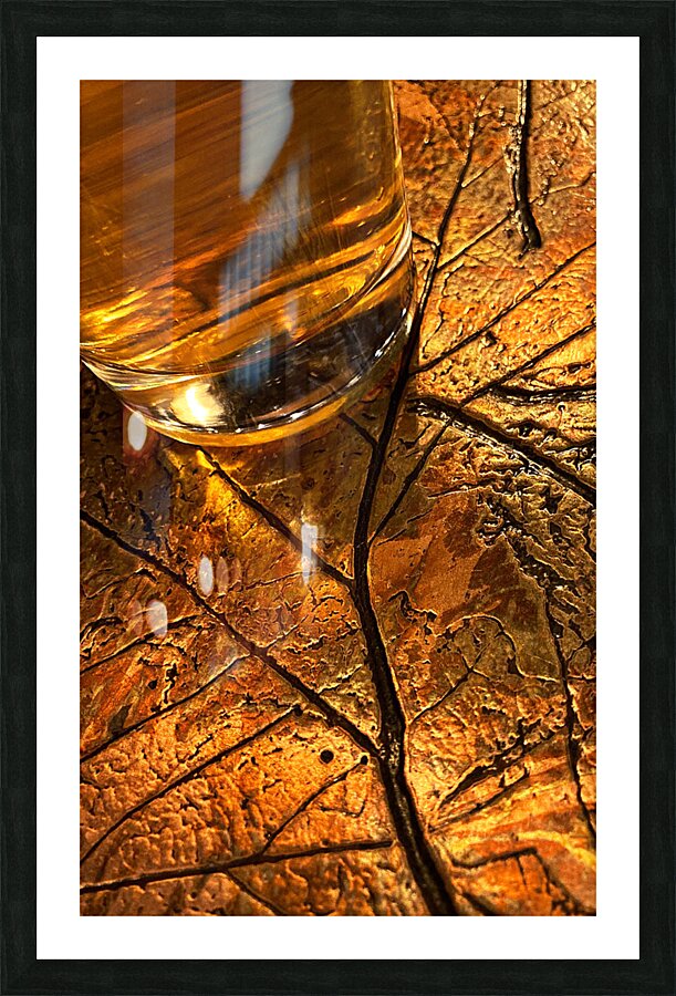 Glass on copper leaf Picture Frame print