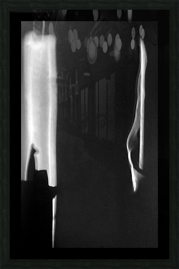 Shadows and Reflection Backroom Picture Frame print