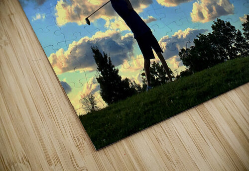 Eighth hole with Clouds Rich Forsgren puzzle