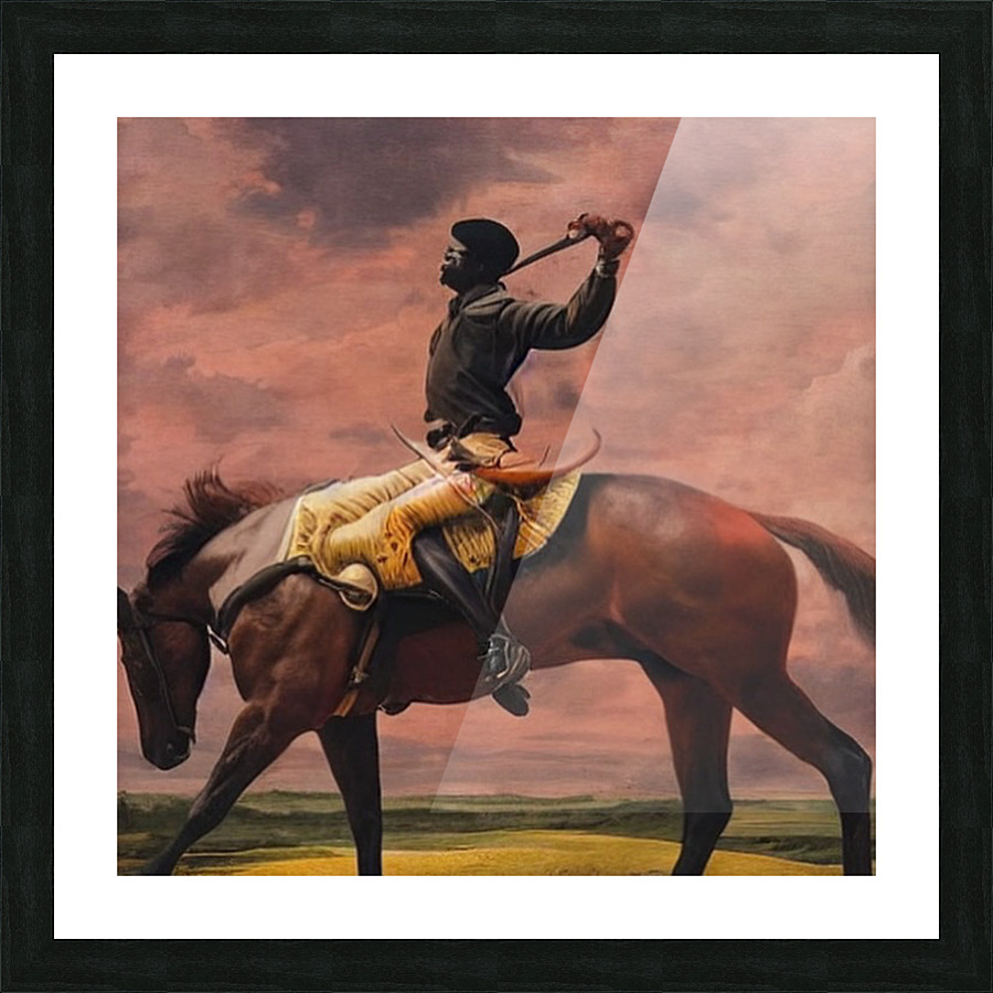 Long Day at the Ranch Picture Frame print