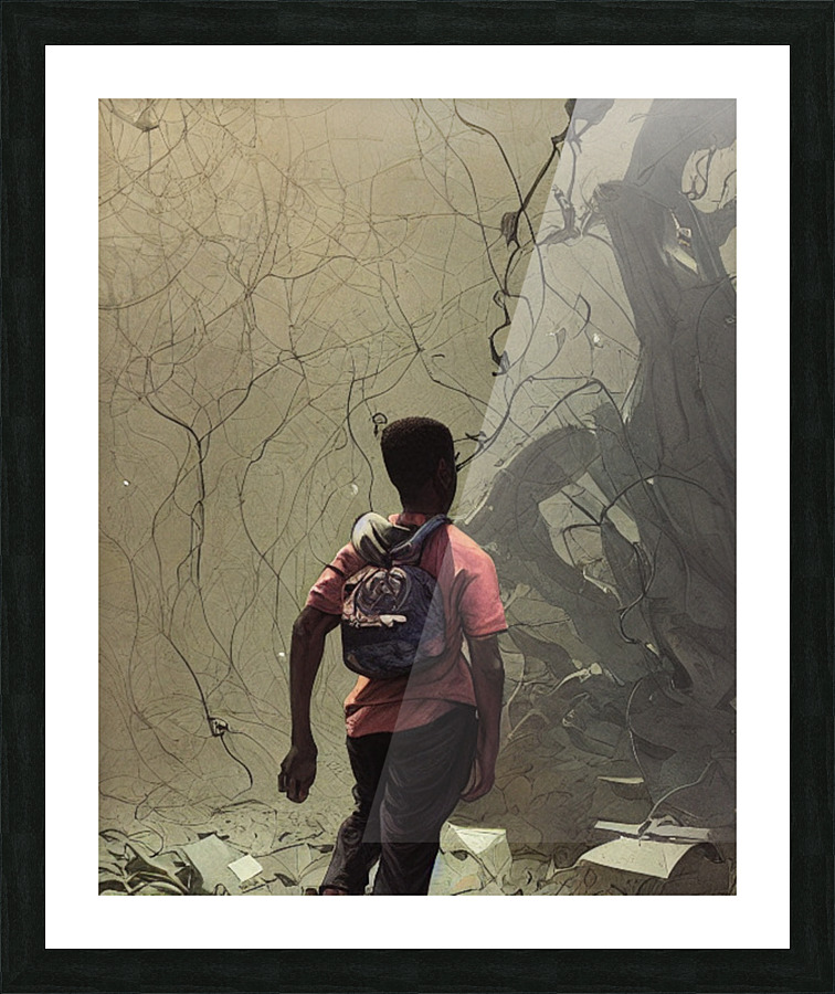 Mind Travel Picture Frame print