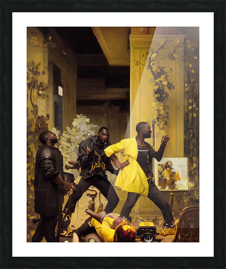 Walk Step Picture Frame print