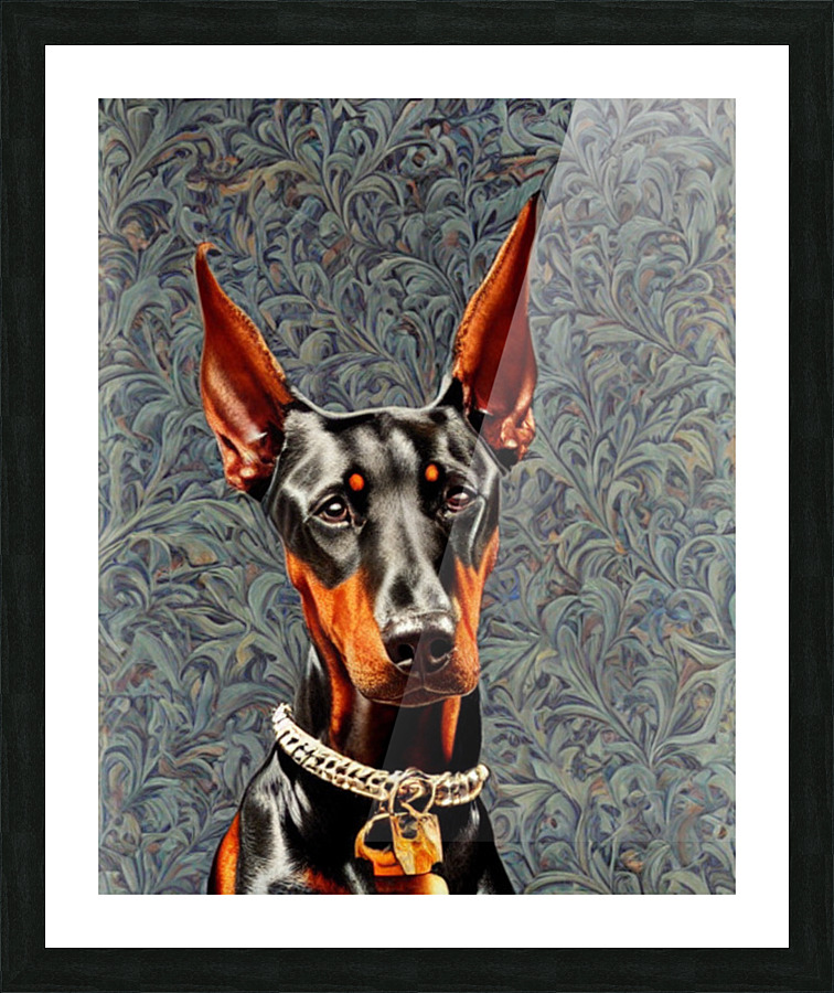 Mans Bestfriend Picture Frame print