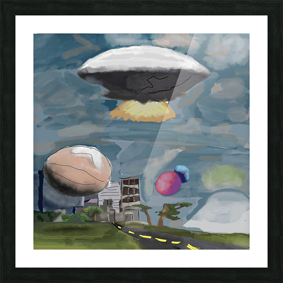 Ace World Picture Frame print