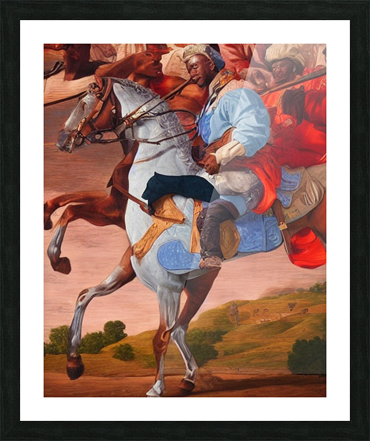 Mustang March Picture Frame print