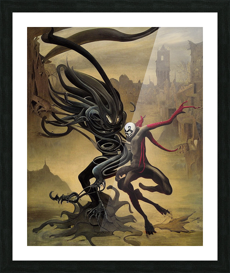 Battle Bonds Picture Frame print