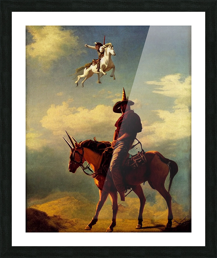 UniCowboy  Picture Frame print