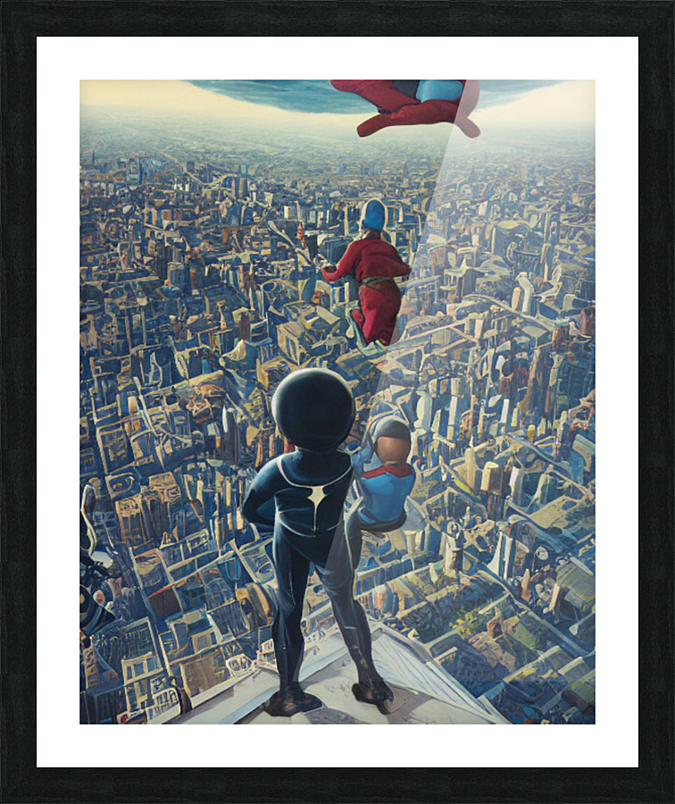 Ace & Ace vs. the World Picture Frame print