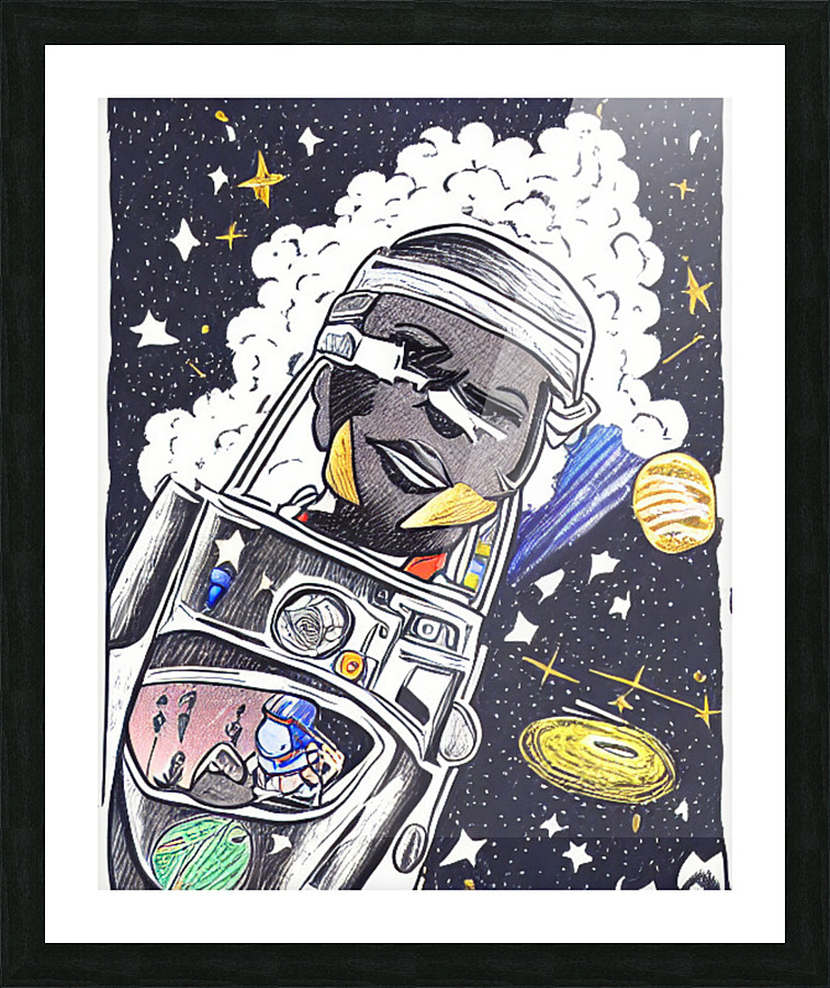 Cosmic Cain Picture Frame print