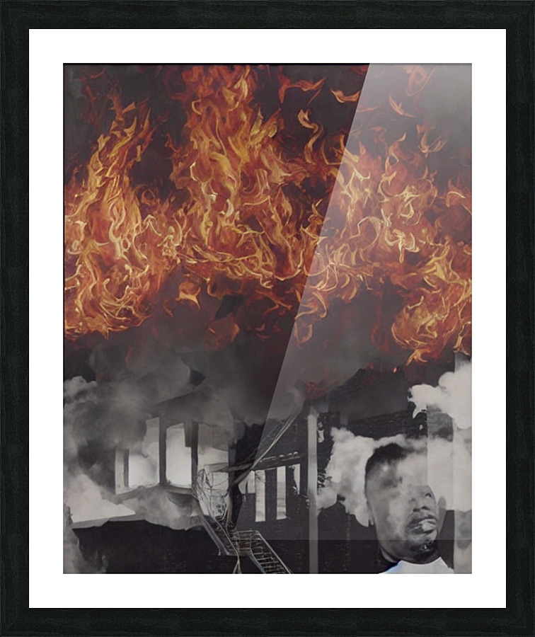Blaze Picture Frame print