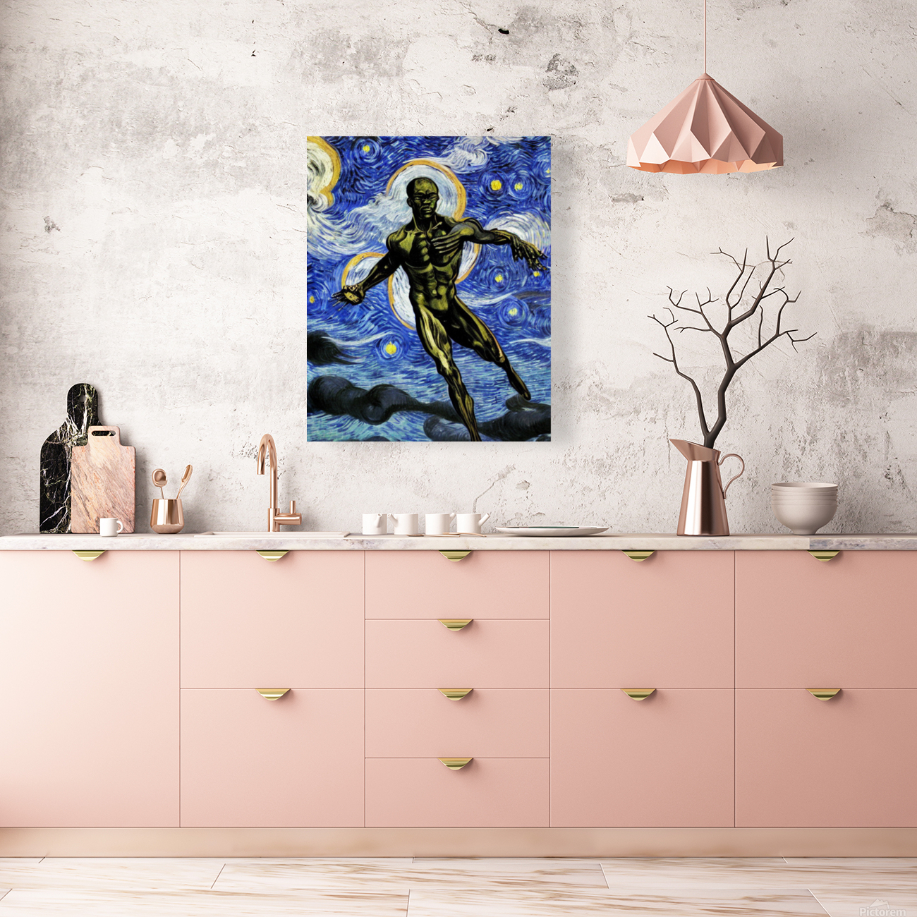 Night Surfer Reproduction