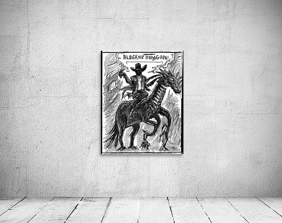 Black Dragon Rodeo Wall Preview