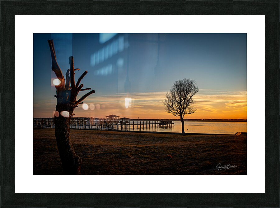 Sunset At The Bay V2 Picture Frame print