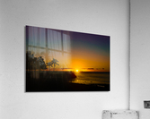 Black Shadow Sunset Acrylic Print