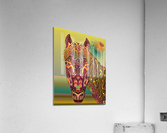 Burgundy Stallion  Acrylic Print